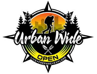 Urban Wide Open logo design by MAXR