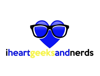 iheartgeeksandnerds logo design by AamirKhan