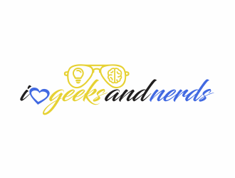 iheartgeeksandnerds logo design by up2date
