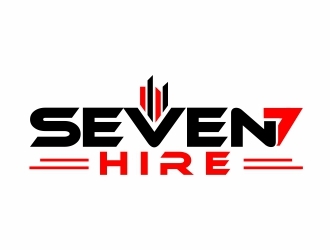 Seven7 Hire  logo design by MonkDesign