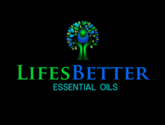 Lifes Better Essential Oils logo design by 3Dlogos
