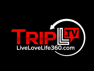 TripL.TV and LiveLoveLife360.com logo design by jaize