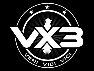 VX3 logo design by uttam