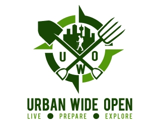 Urban Wide Open logo design by PMG