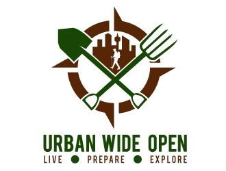 Urban Wide Open logo design by PMG