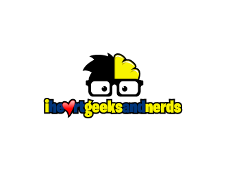 iheartgeeksandnerds logo design by torresace