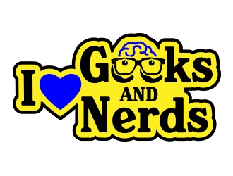 iheartgeeksandnerds logo design by avatar
