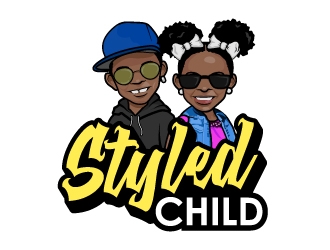 Styled Child logo design by fries