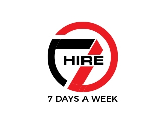 Seven7 Hire  logo design by MarkindDesign