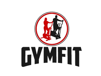 GymFit logo design by AamirKhan