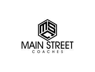 Main Street Coaches logo design by oke2angconcept