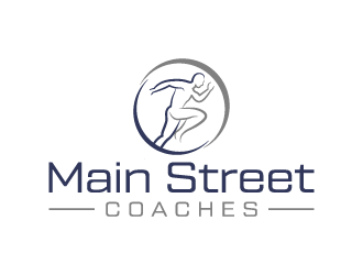Main Street Coaches logo design by akilis13