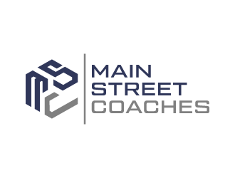 Main Street Coaches logo design by akilis13