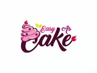 Easy As Cake logo design by Ulid