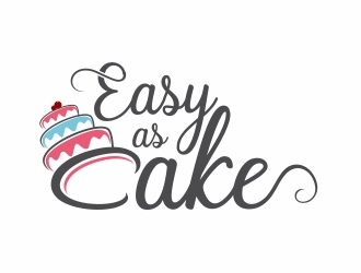 Easy As Cake logo design by Boomstudioz