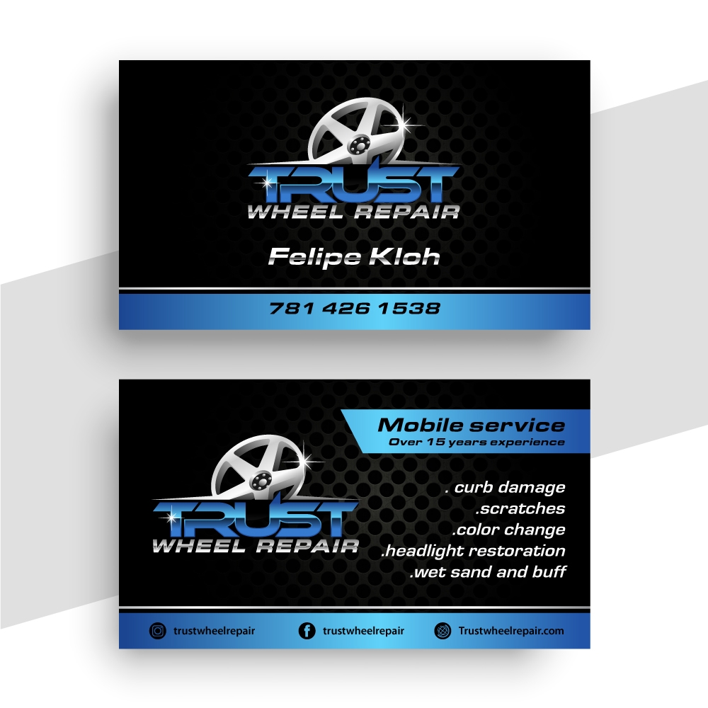 Trust Wheel Repair  logo design by abss