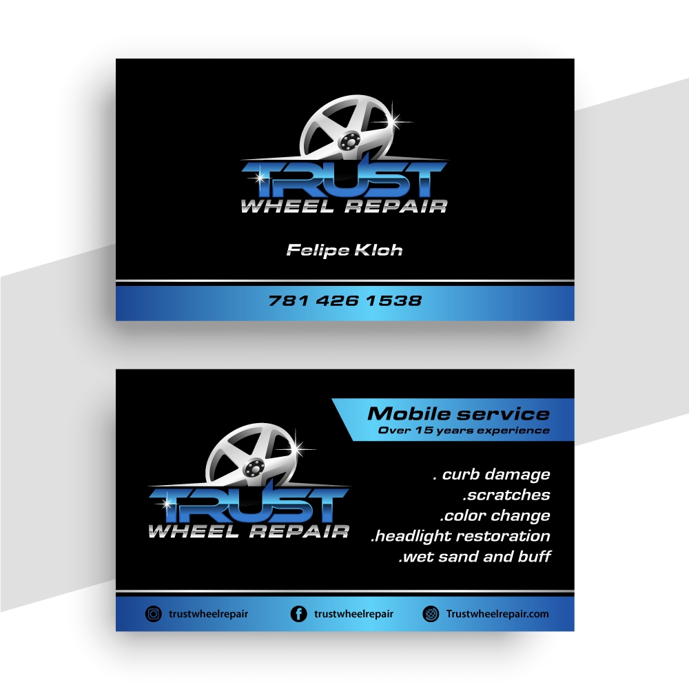 Trust Wheel Repair  logo design by abss