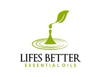 Lifes Better Essential Oils logo design by JessicaLopes