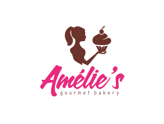 Amelies Desserts logo design by hopee