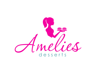 Amelies Desserts logo design by blessings