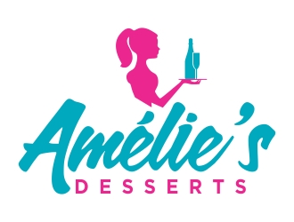 Amelies Desserts logo design by cikiyunn