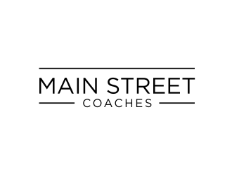 Main Street Coaches logo design by scolessi