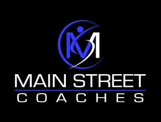 Main Street Coaches logo design by kgcreative