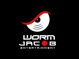 Worm Jacob Entertainment logo design by bougalla005