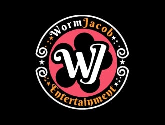Worm Jacob Entertainment logo design by Suvendu