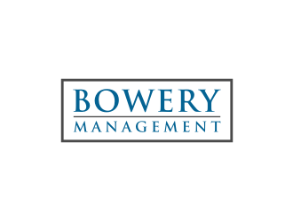 Bowery Management  logo design by muda_belia