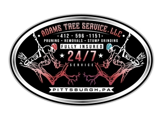 Adams Tree Service, LLC  logo design by DreamLogoDesign