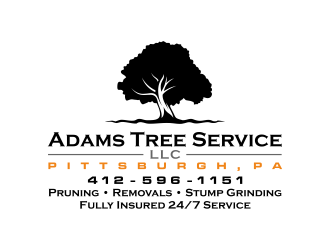 Adams Tree Service, LLC  logo design by scolessi