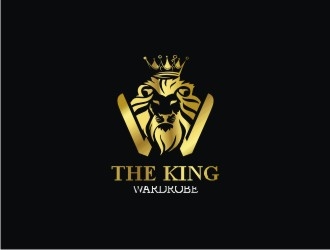 The King Wardrobe logo design by Ulid