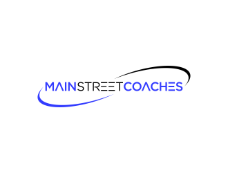 Main Street Coaches logo design by Lavina