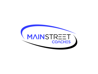 Main Street Coaches logo design by Lavina