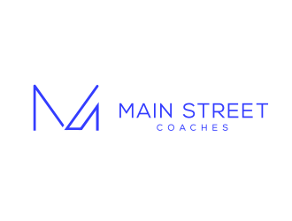 Main Street Coaches logo design by Rossee