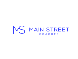 Main Street Coaches logo design by Rossee
