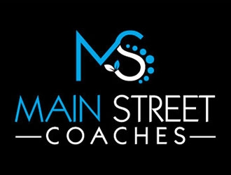 Main Street Coaches logo design by gogo
