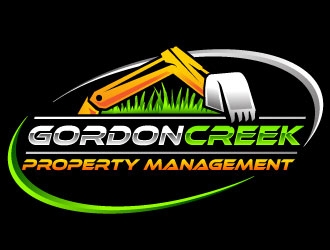 Gordon Creek Property Management  logo design by REDCROW