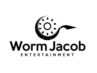 Worm Jacob Entertainment logo design by AamirKhan