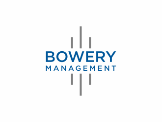 Bowery Management  logo design by menanagan