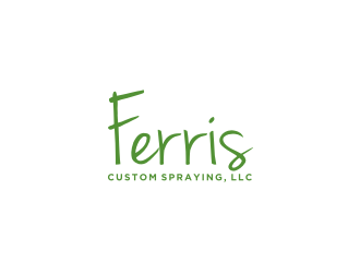 Ferris Custom Spraying, LLC logo design by bricton