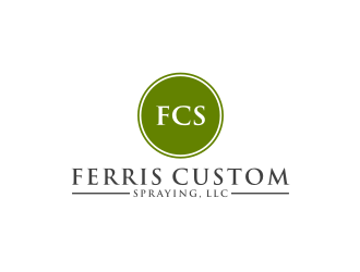 Ferris Custom Spraying, LLC logo design by bricton