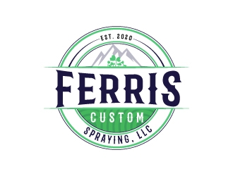 Ferris Custom Spraying, LLC logo design by aryamaity