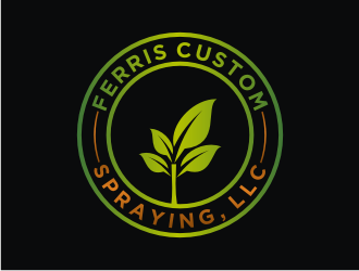 Ferris Custom Spraying, LLC logo design by bricton