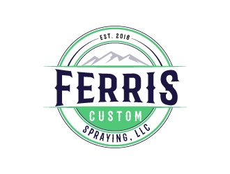 Ferris Custom Spraying, LLC logo design by aryamaity