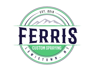 Ferris Custom Spraying, LLC logo design by aryamaity
