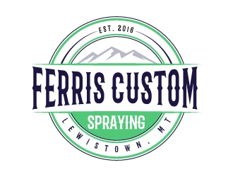 Ferris Custom Spraying, LLC logo design by aryamaity