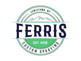 Ferris Custom Spraying, LLC logo design by aryamaity