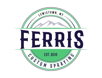 Ferris Custom Spraying, LLC logo design by aryamaity